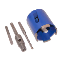 АЛМАЗНАЯ КОРОНКА БЕЗУДАРНАЯ ДЛЯ ПЕРФОРАТОРА SDS-PLUS 68мм