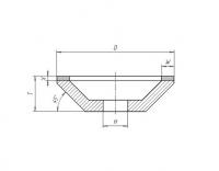 Круг 12А245 150Х20Х3Х40Х32 АС4 100/80 4162