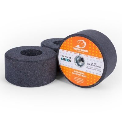 Шарошка бакелитовая прямая Green TECH-NICK D100/M14/№120